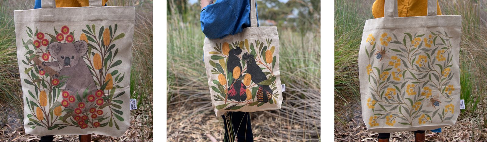 Negin Maddock Earth Greetings Tote Bags