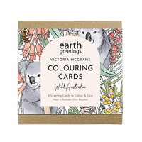 Colouring Cards Pack - Wild Australia