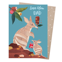 Greeting Card - Bandicoot Dad