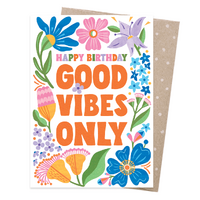 Greeting Card - Good Vibes Only