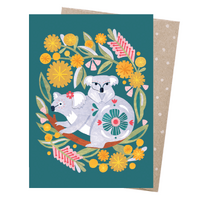 Greeting Card - Koala Mum & Bub