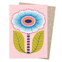 Greeting Card - Blue Bloom