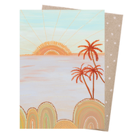 Greeting Card - Sand Hills and Salty Air 