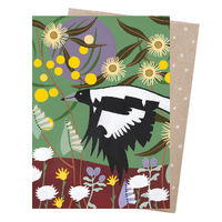 Greeting Card - Magpie Season  