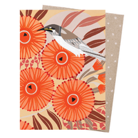 Greeting Card - Yellow Faced Honeyeater 