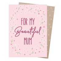 Greeting Card - Beautiful Mum