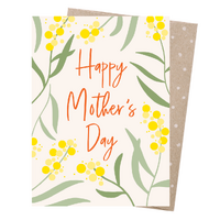 Greeting Card - Mother's Day Wattle