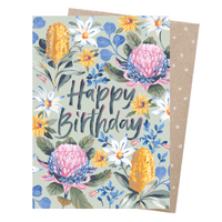 Greeting Card - Birthday Bushwalk