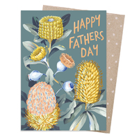 Greeting Card - Fathers Day Banksias