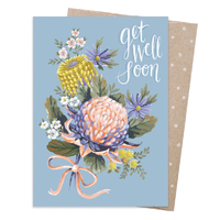 Greeting Card - Get Well Posy