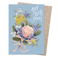 Greeting Card - Get Well Posy