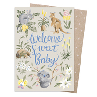 Greeting Card - Sweet Baby Wildlife