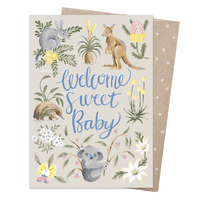 Greeting Card - Sweet Baby Wildlife