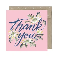 Mini Card - Thank You Flannel Flowers