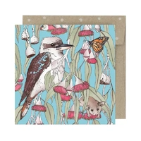 Mini Card - Silver Princess Kookaburra