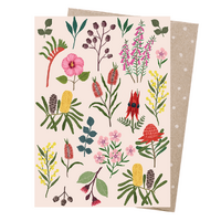 Greeting Card - Australian Wildflowers