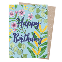 Greeting Card - Birthday Blooms