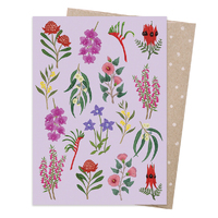 Greeting Card - Floral Emblems