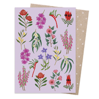 Greeting Card - Floral Emblems