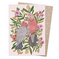 Greeting Card - G'day Galahs