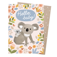 Greeting Card - Bouncing Baby Koala