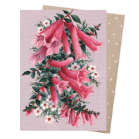 Greeting Card - Pink Heath & Waxflower