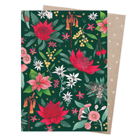 Christmas Card - Festive Floral