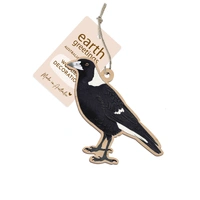 Wooden Decoration - Australian Magpie