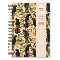A5 Journal (Lined) - Cockatoos & Banksia