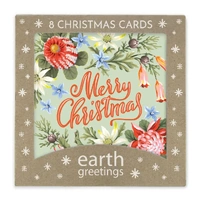 Boxed Christmas Cards (Square) - Christmas Blooms