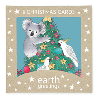 Boxed Christmas Cards (Square) - Tree Tidings